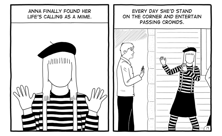 The Girl Without a Face page 19